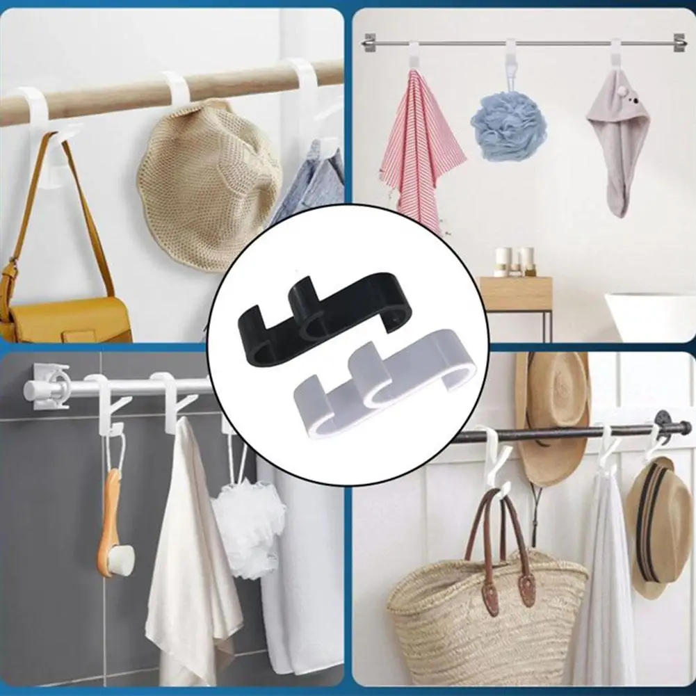 Bathroom Shower Towel Holder Hanger Heated Radiator Rail Hooks Clips Storage Racks Clothes Scarf Hanger Hooks