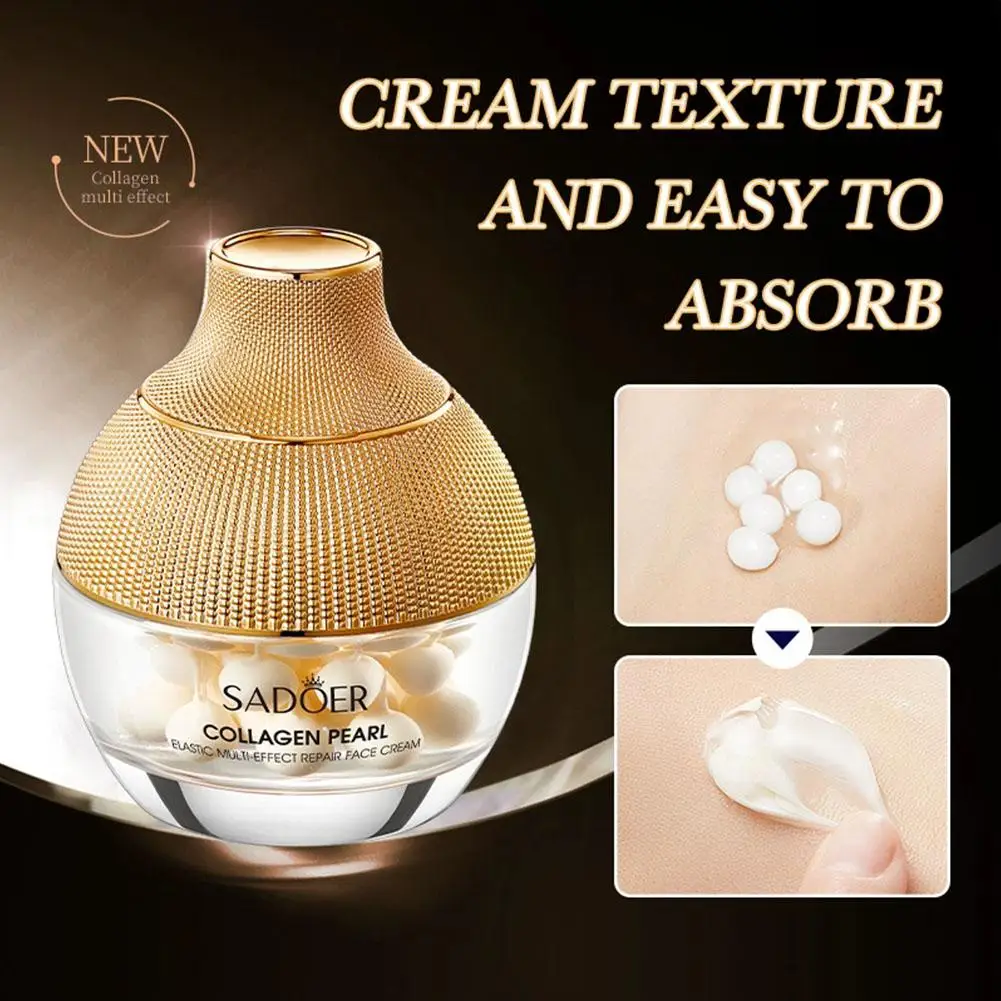 SADOER 24K Golden Pearl Collagen Moisturizing Cream Facial Care