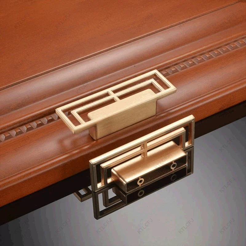 Semicircular Zinc Alloy Handle New Chinese Nordic Modern Minimalist Wine Cabinet Drawer Wardrobe Door Opposite Door Handle