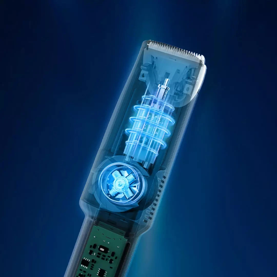 Rushan dziecko elektryczne próżniowe trymer do włosów Clipper USB akumulator ceramiczny nóż IPX7 wodoodporna dziecko niski poziom hałasu trymer do