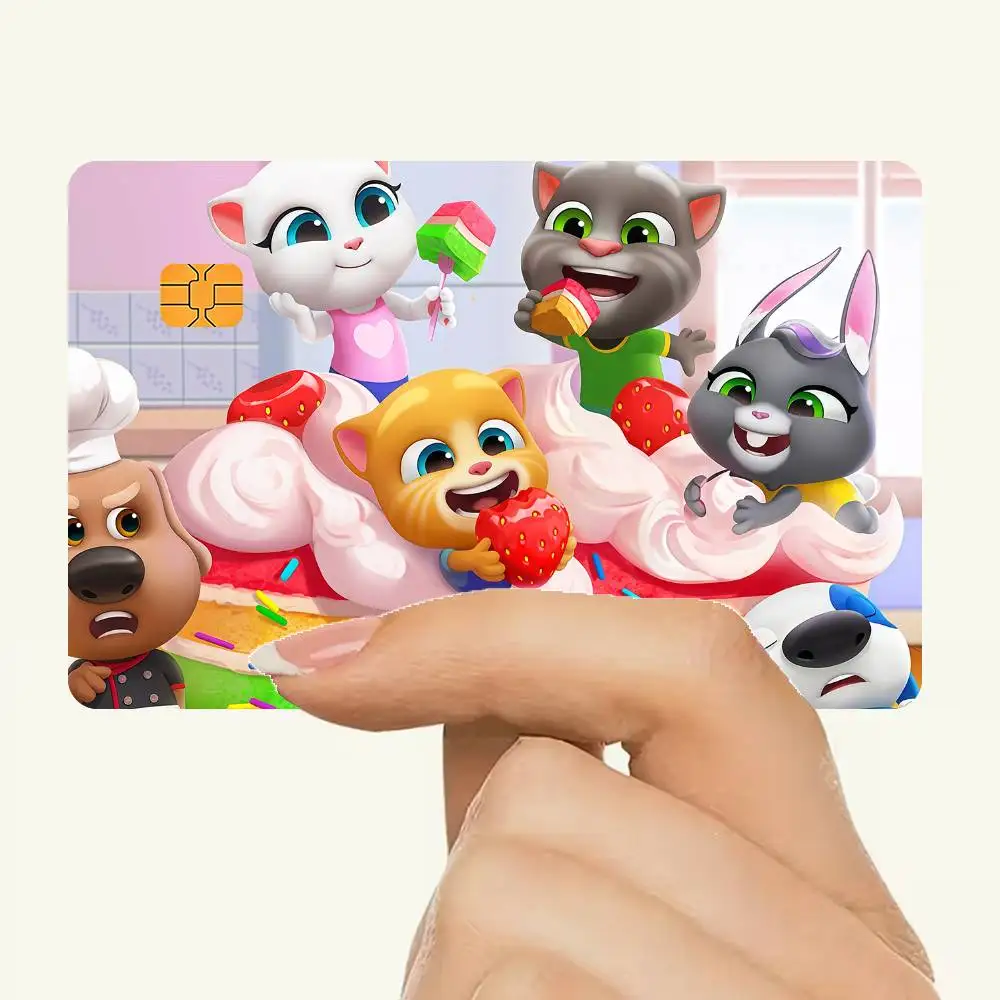 T-Talking F-Friends Credit Card Sticker T-Tom Bank Cards Public Transport Cards Waterproof And Scratch-Resistant Protective Film