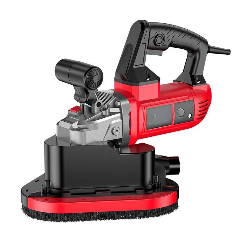 Self-vacuuming and polishing wall machine Concrete electric planer Pavement sander Old wall renovation Shovel wall ash