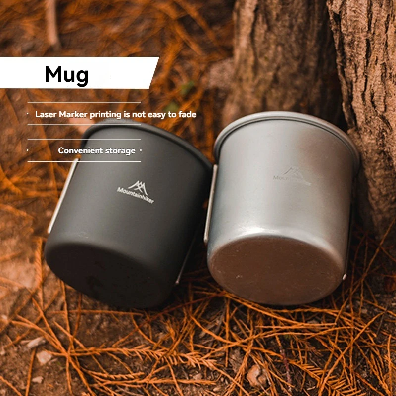 SZK188 SZK189 Campingbecher, Outdoor-Kaffeetasse, Tragbarer Aluminium-Wasserbecher, Faltbare Teetasse