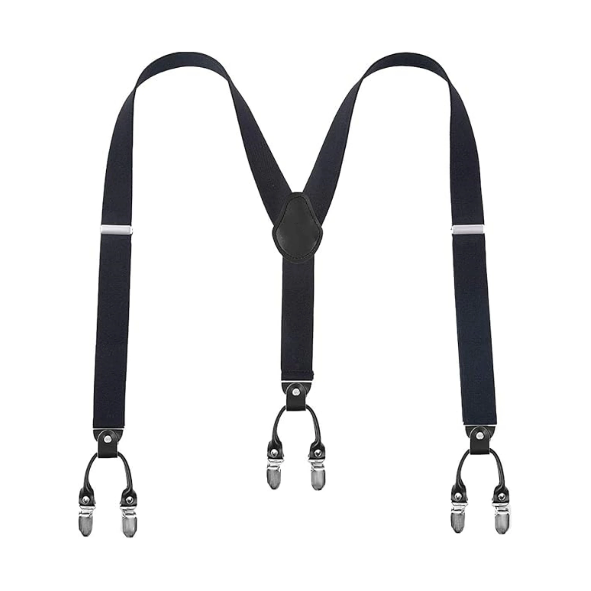 ผู้ใหญ่Suspenders 3.5cm6 คลิปแฟชั่นธุรกิจสุภาพบุรุษElastic Suspendersงานแต่งงานPartyของขวัญครอบครัววงเล็บผู้ชาย