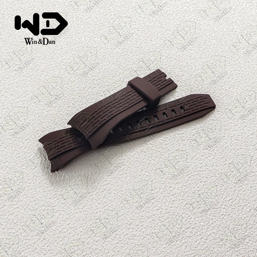 حزام رياضي من السيليكون لساعات SEIKO VELATURA/SRH 006 013 SPC007J1 SNAE17، حزام 26 مم للرجال، إكسسوارات حزام ساعة مطاطي أسود