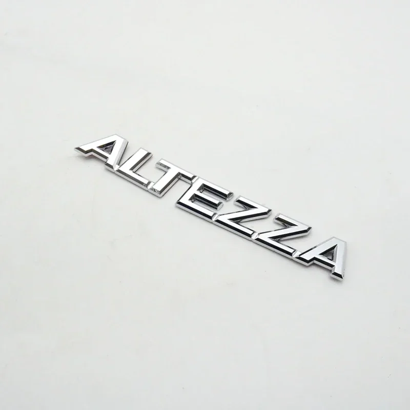 Car Sticker Altezza Emblem Logo Badge Chrome Letter Rear Trunk Decal For IS200 IS300 2001-2005