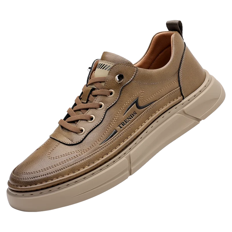 

Новые модные спортивные кроссовки для мужчин, повседневная кожаная обувь, универсальная мужская обувь