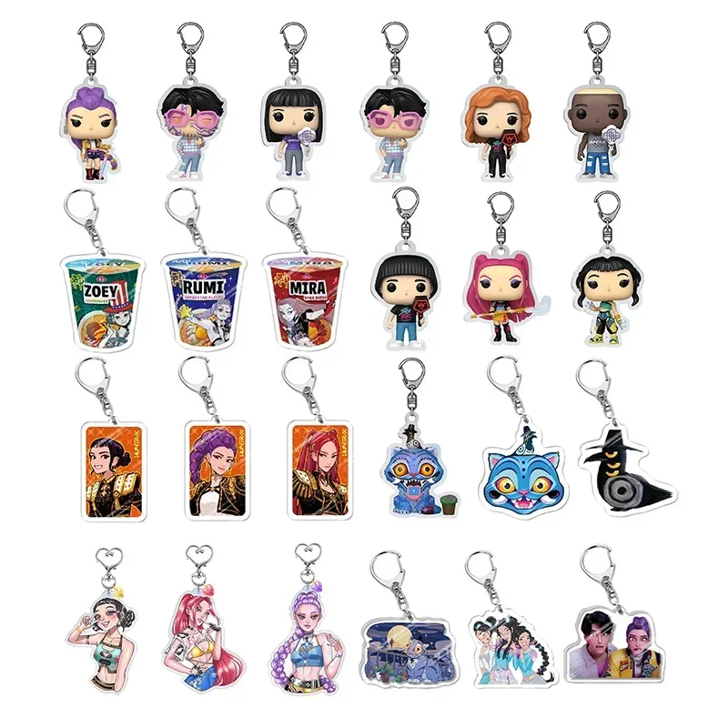 K-Pop Demon Hunters Kreatywny Kalendarz Adwentowy Świąteczny Brelok Rumi Mira Zoey Blind Box Anime Niespodzianka Prezent Festiwalowy dla Dzieci