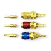 Water Cooled Gas Adapter Quick Connector Fitting For TIG Welding Torch or MIG Welding Torch connector Soldering Supplies