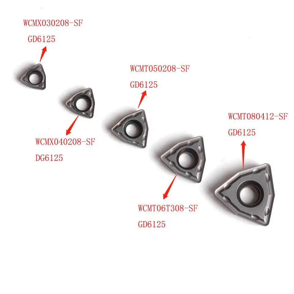 U drill WCMX030208 WCMX040208 WCMT050308 WCMT06T308 WCMT080412 High quality carbide WCMX turning insert CNC tool WCMT