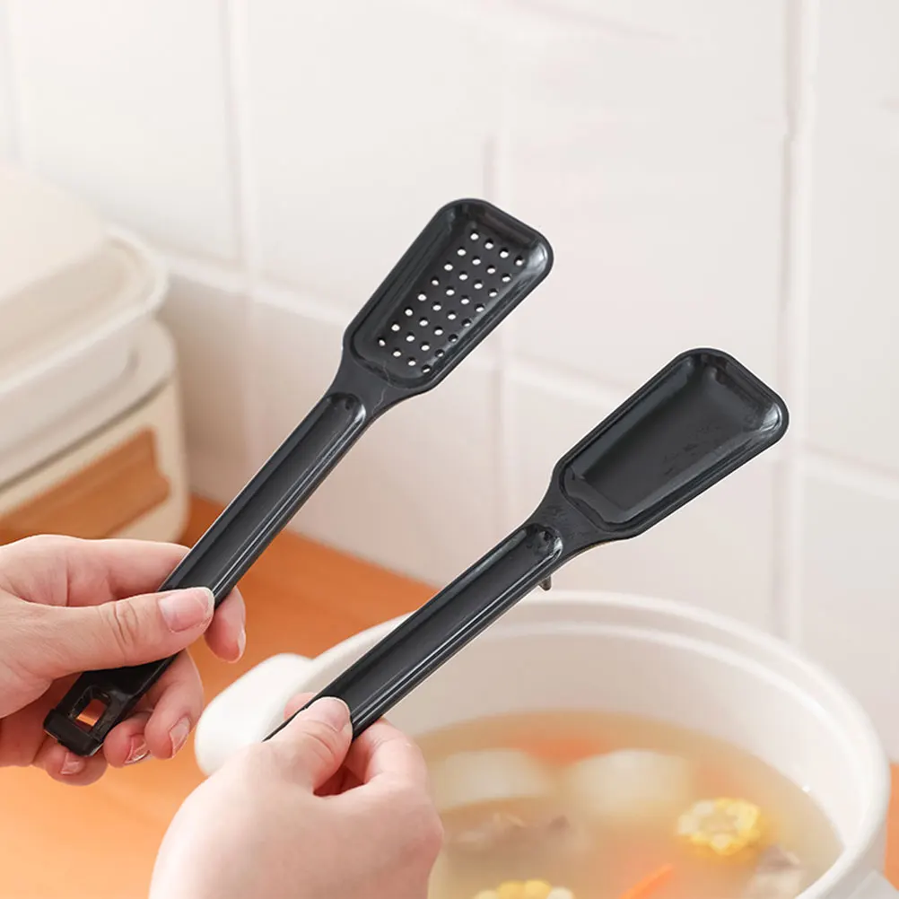 

4Pcs Kitchen PP Multi-Function Clip Material Heat Resistant Multi-function Clips Scoop Strainer Food Clamp Practical