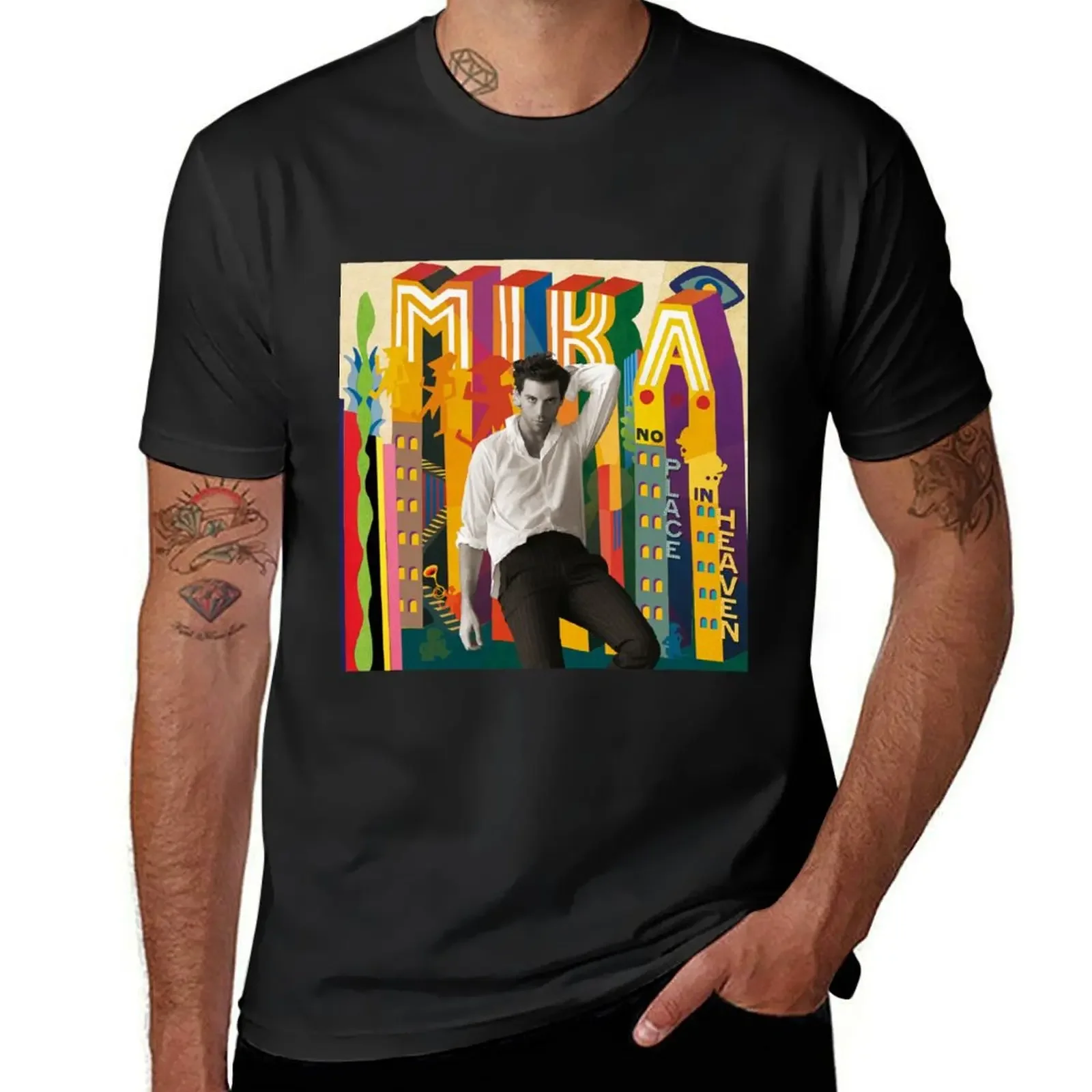 

Mika no place in heaven T-Shirt for a boy sweat Short sleeve tee men