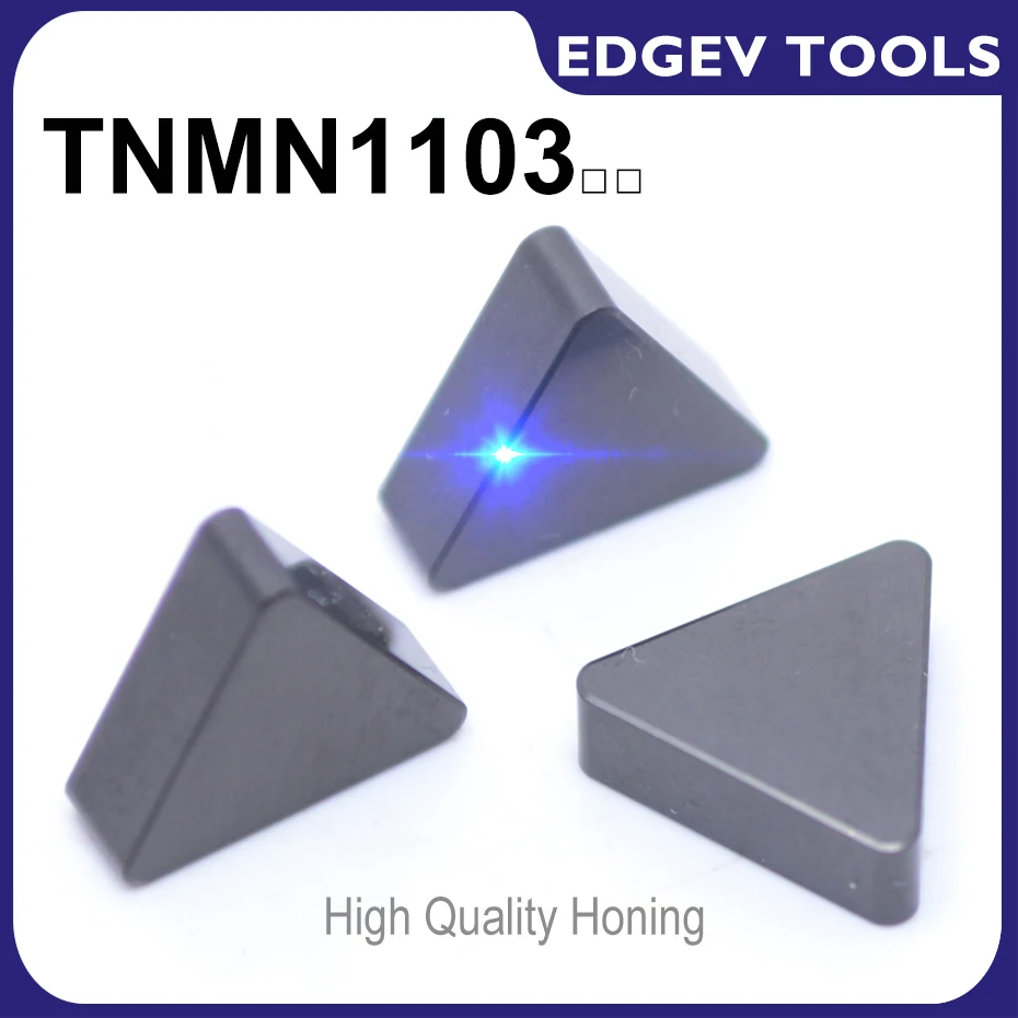 EDGEV CBN Insert TNGN110304 TNMN110308 TNGN110308 TNMN Supper Hard Turning Tool Lathe Pcbn Cutter Machining Hardened Steel