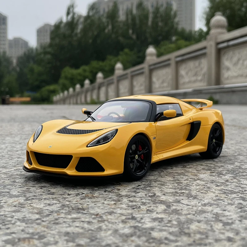 AUTOart 1/18 Scale LOTUS EXIGE S Supercar Alloy Car Model Emulation Car Model Collection Toy Gift Display Simulation Decoration