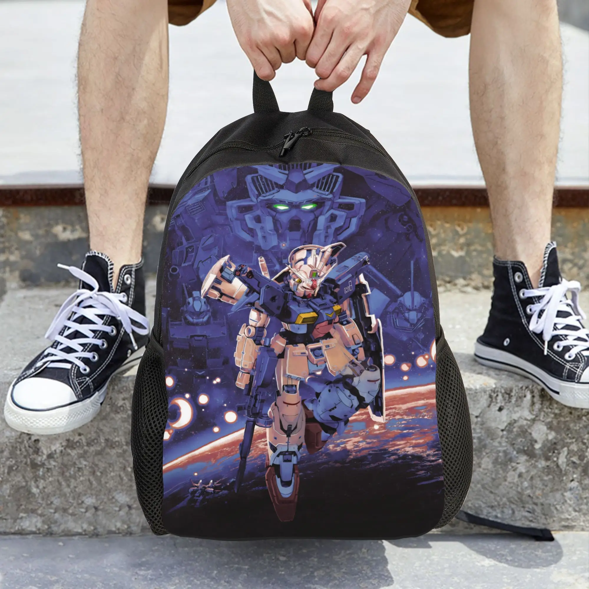 Toddler's mobile suit gundams Backpack Preschool Kindergarten  Backpacks Bags for Boys and Girls