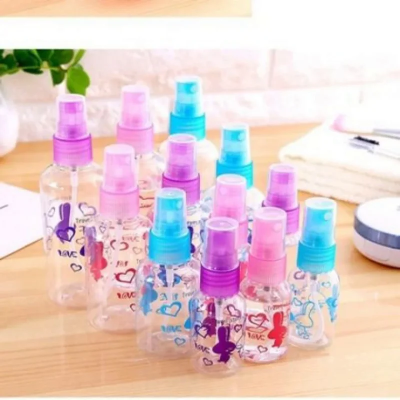 30ml 50ml 75ml 100mlSpray bottle makeup small sub bottle plastic watering can portable fine mist cosmetic packing vase