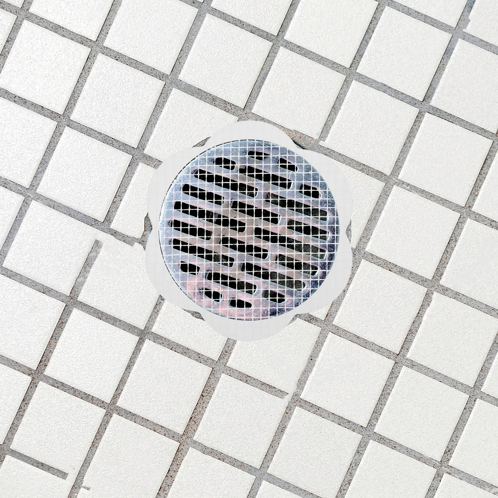 30Pcs Disposable Floor Drain Hair Catcher Mesh Filter Kitchen Bathroom Sink Shower Drain Protector Cover Blocker