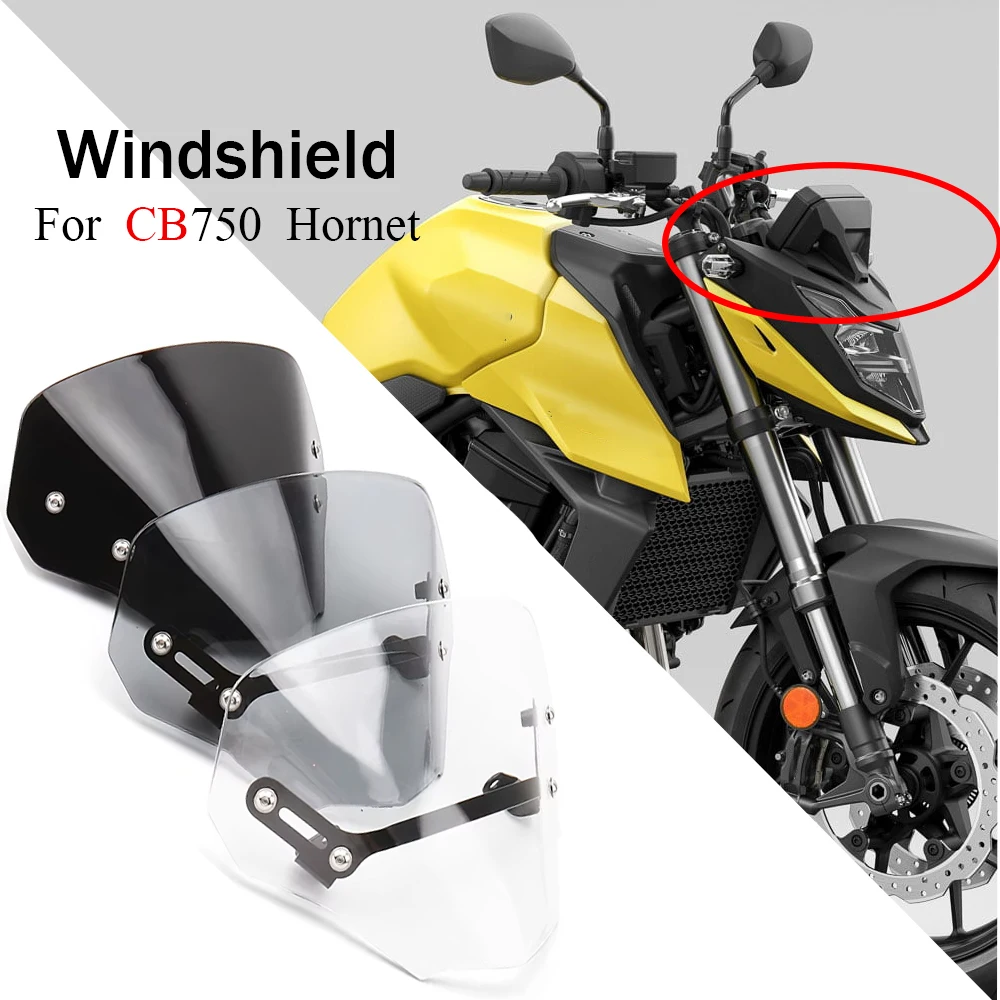 

New Motorcycle front Windshield Windscreen Deflector For HONDA CB750 HORNET CB 750 Hornet 2023