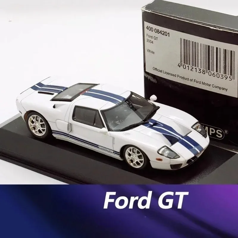 Minichamp Diecast1/43 Schaal FORD GT Heritage Rood/Midnight Zwart/Gulf Racing Supercar Legering Model Auto speelgoed voor Jongens Gift