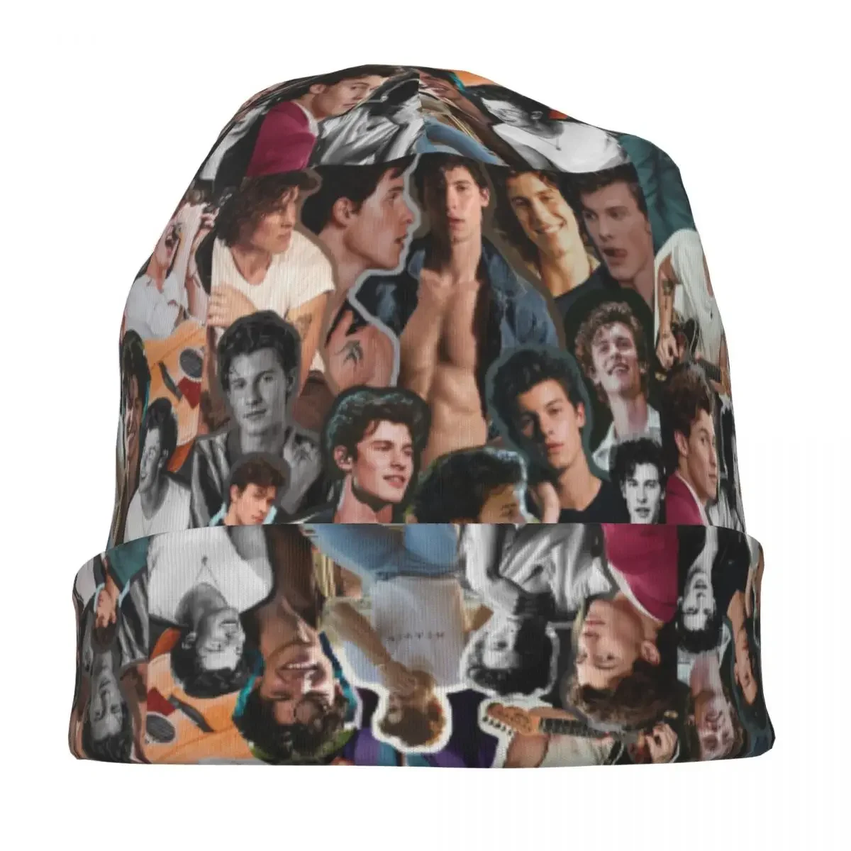 Timothee Chalamet Collage Design Unisex Pullover cap Beanies hat for men and women outdoor hat