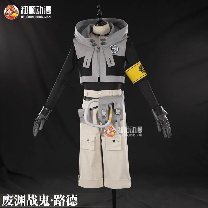 

CosAn Game GACHIAKUTA Luther Cosplay Costume Lude Uniform Rood Dress Role Play Clothing New