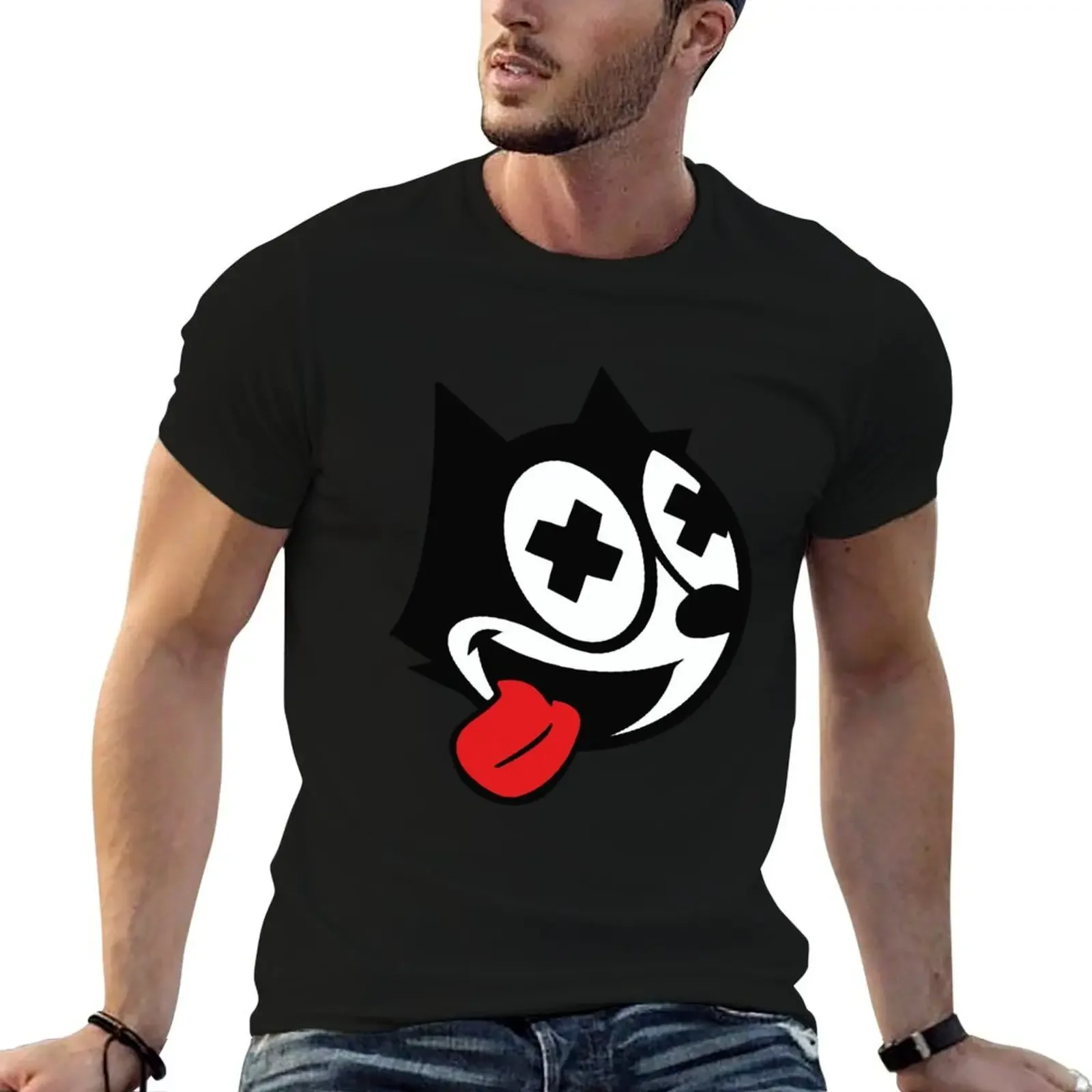 Cat Felix T-Shirt cute tops anime tshirt tshirts for men