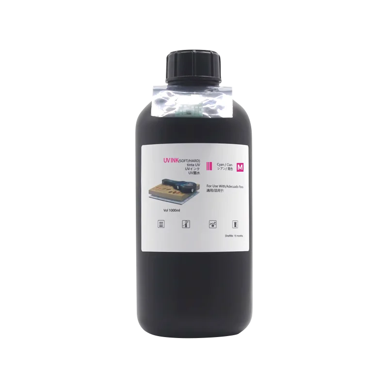 1000ML UV Ink Compatible for Mimaki LUS-120 LUS-150 LUS-170 LUS-175 LUS-200 LH-100 UVInk with Chip UJF-6042 UJF-3042 UCJV-107