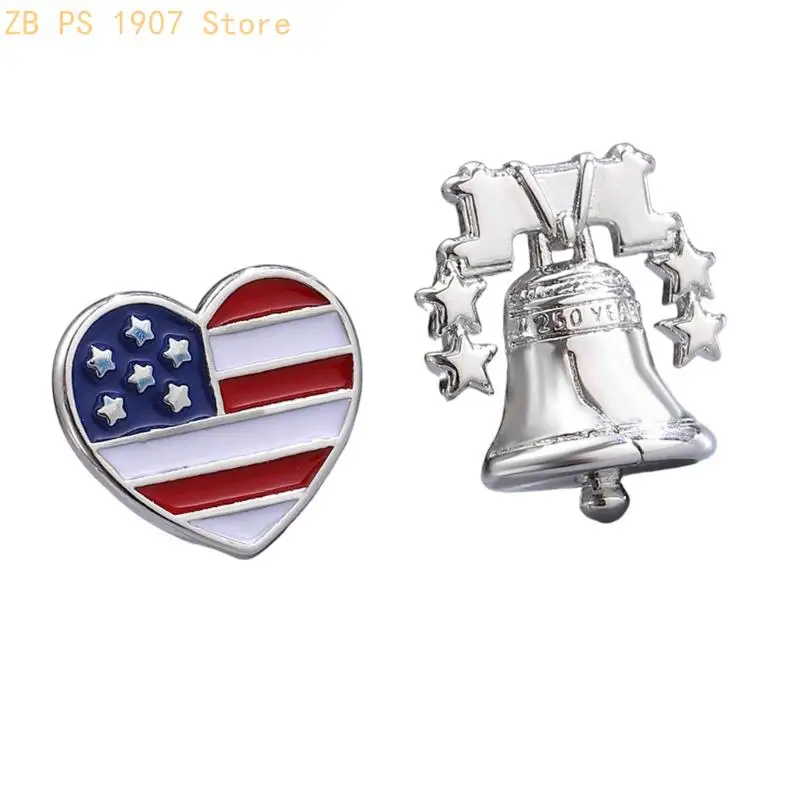 Unique 250 Years American Independence Necklace Sturdy Alloy Pendant For Collectors 55KA