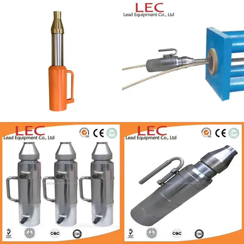 LEC QYC prestressed concrete anchor PC steel strand back tensile stress jack
