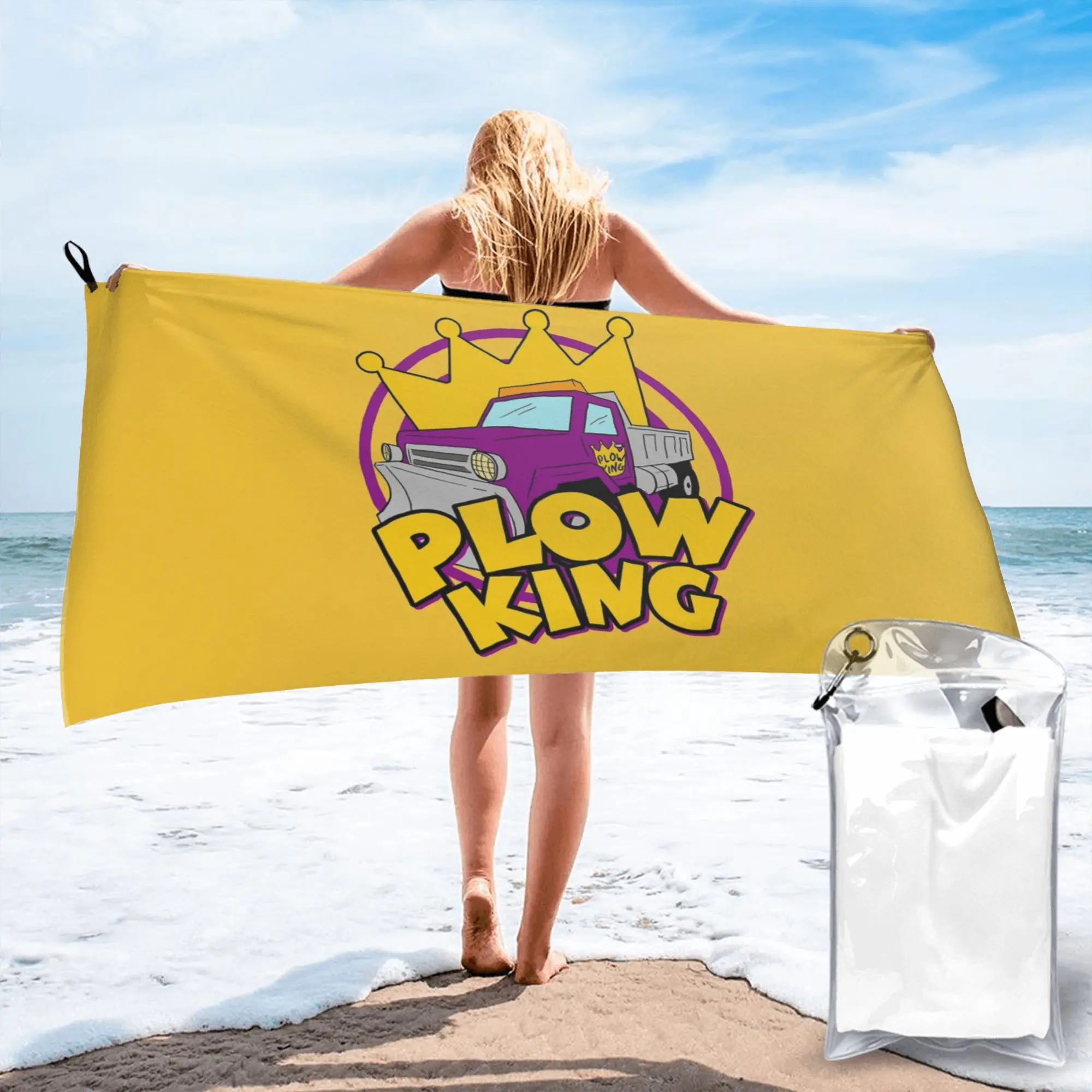 Plow King The Healthy Competition Beach Towel Soft Microfiber Quick Dry Absorbent Quick Towels For Yoga