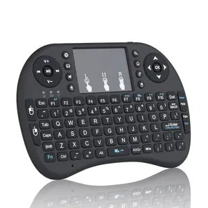 I8 mini wireless keyboard 2.4g Air mouse remote touchpad use dried battery for Android tv box pc wireless keyboard 8 Main Sales Mouse and Keyboard Gamer - №8