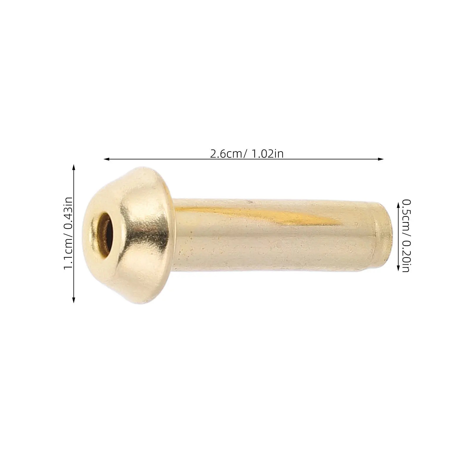 10Pcs Oil Lamp Wick Tube Replacement Alloy Wick Holders for Lanterns Vintage Home Lighting DIY Accessories view 4