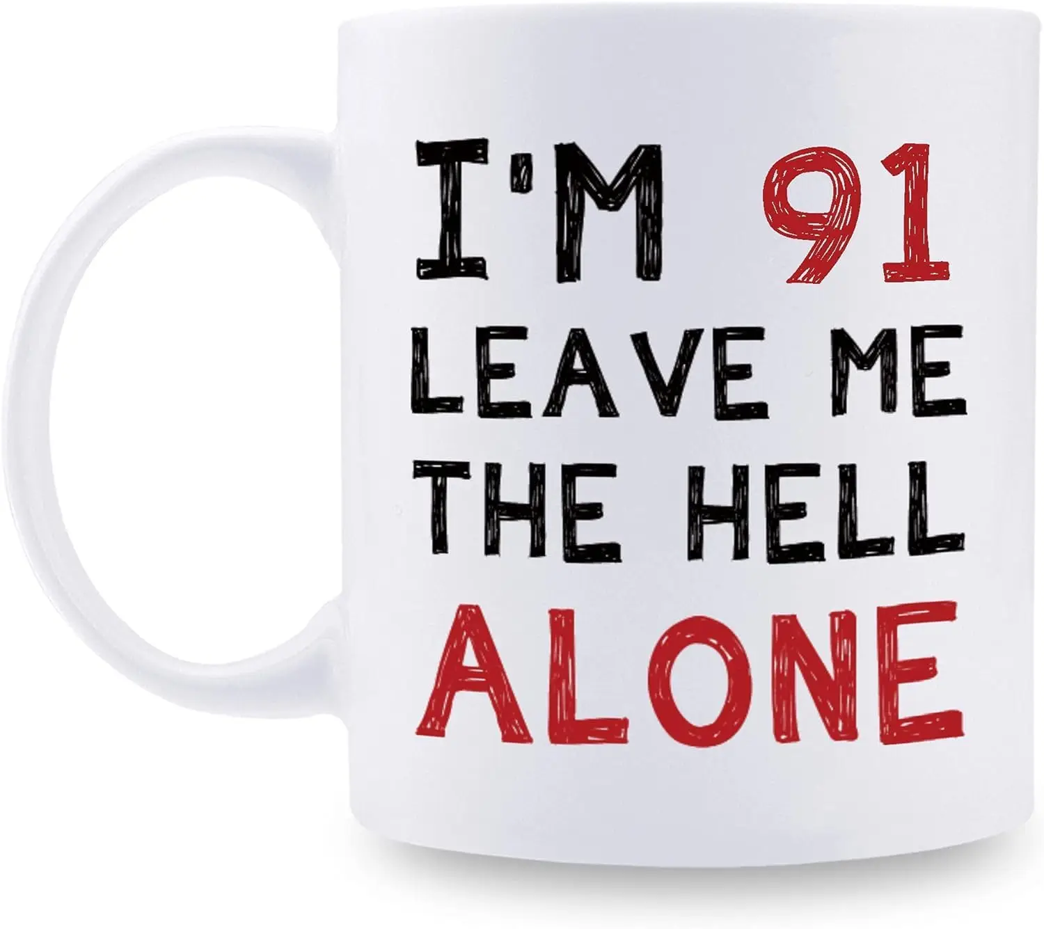 I'M 65 Leave Me The Hell Alone Happy Birthday or Christmas Valentines Couples Coffee Mugs Funny Friend Cute Lovers Gifts 11o