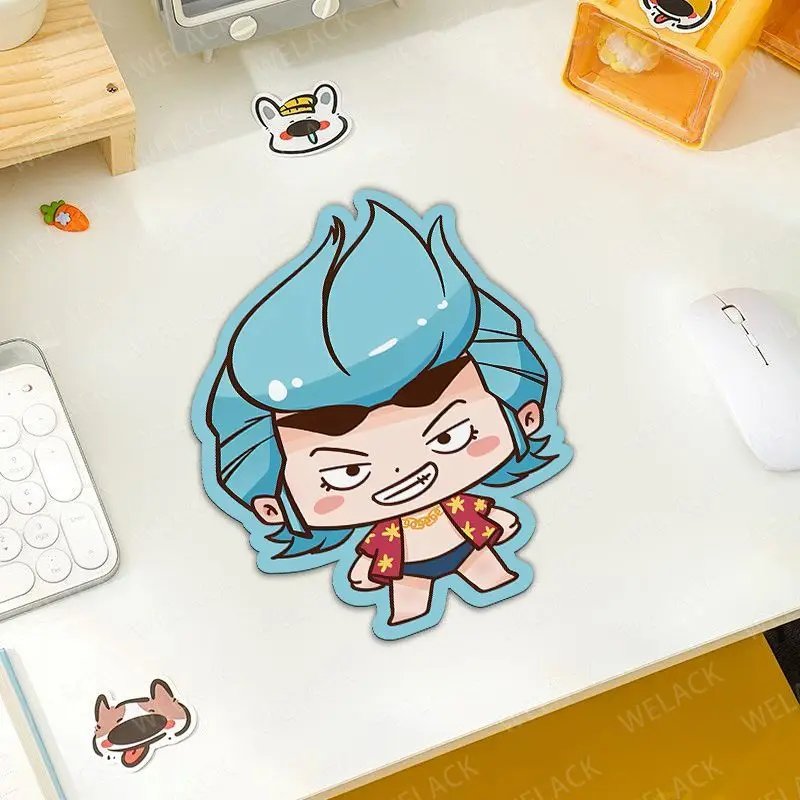 Picture 3: One Piece cartoon anime character cute mouse pad Japanese-style non-slip mouse pad two-dimensional Zoro laptop keyboard mat