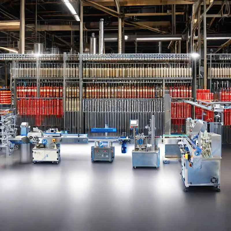 Large Capacity Bottle Filling, Sealing, Labeling Machine For Beer, Milk, Water, Oil, Accurate Filling And Packaging.