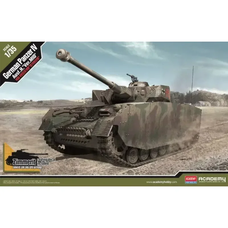 

Академия 1/35 Модель 13516. Средний немецкий Panzer IV Ausf. H "Ver.Mid" сборочные весы, набор моделей игрушек своими руками