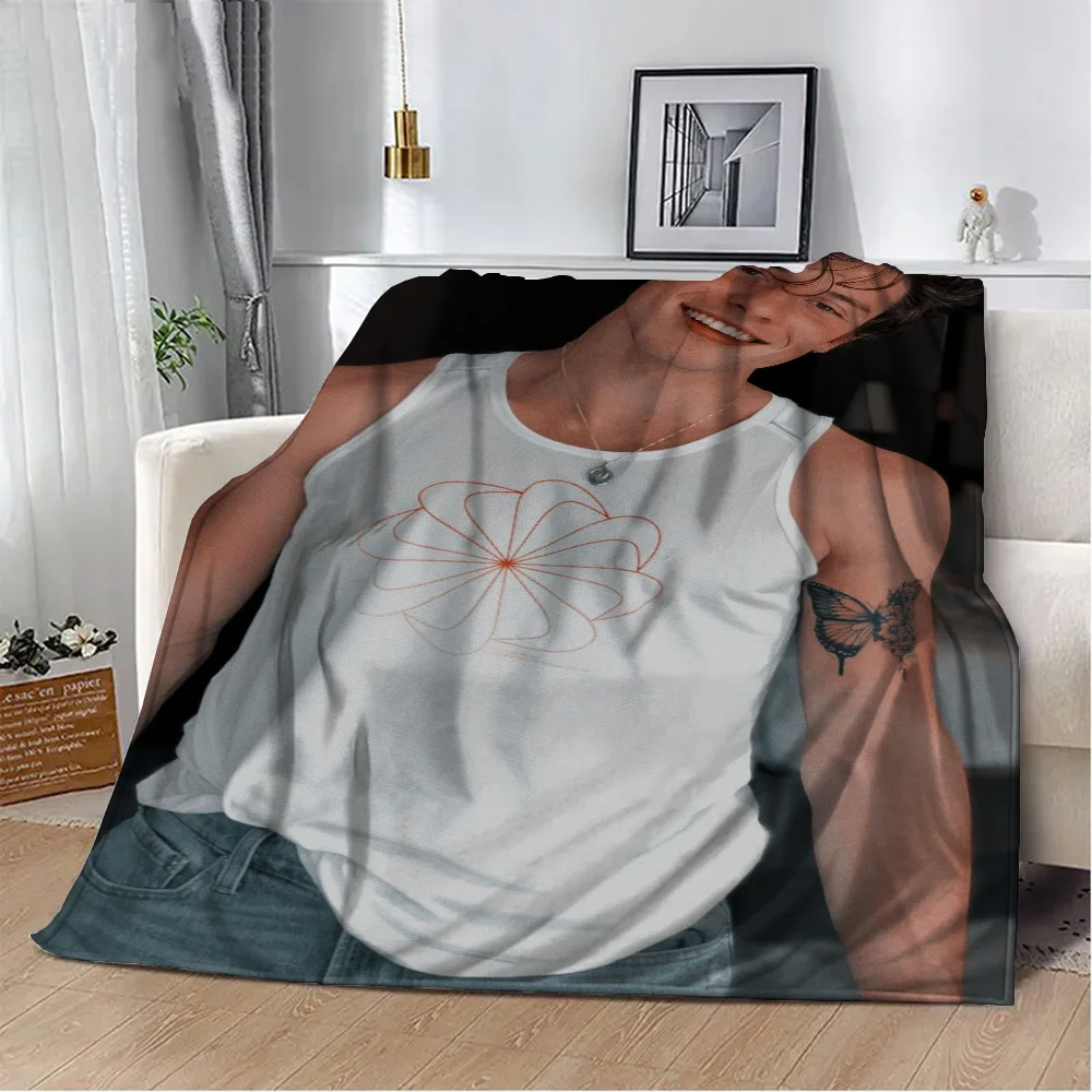 Bed Throw Blanket for Sofa Luxury Blanket King Size Shawn Mendes Interior for Home Fluffy Soft Blankets Sofa Decoration Cobija