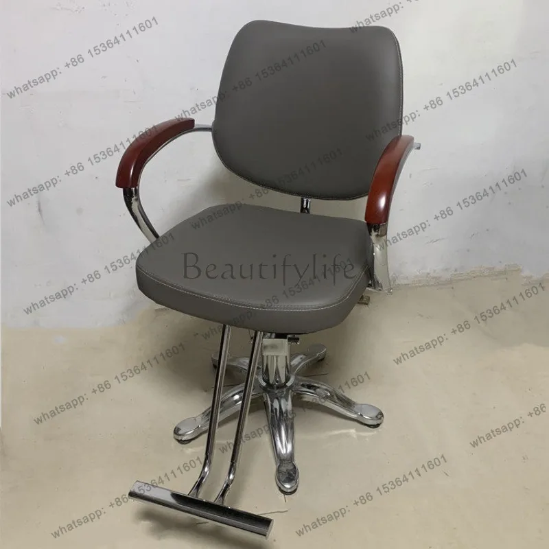 LJY Vintage Modern Hair Barber Luxury Nordic Fashionable Hair Barber Trendy Beauty Design Cadeira Manicure Commercial Furniture