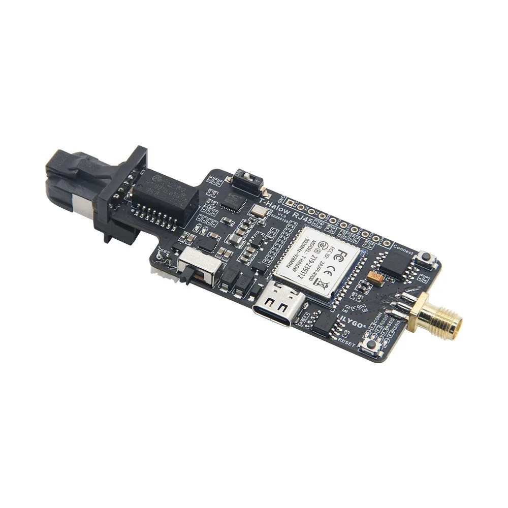 Wi-Fi IoT Board STA AP Dual Mode AT Command RJ45 Port UART I/O Pins Antenna Connector Low Frequency Wireless Communication Board