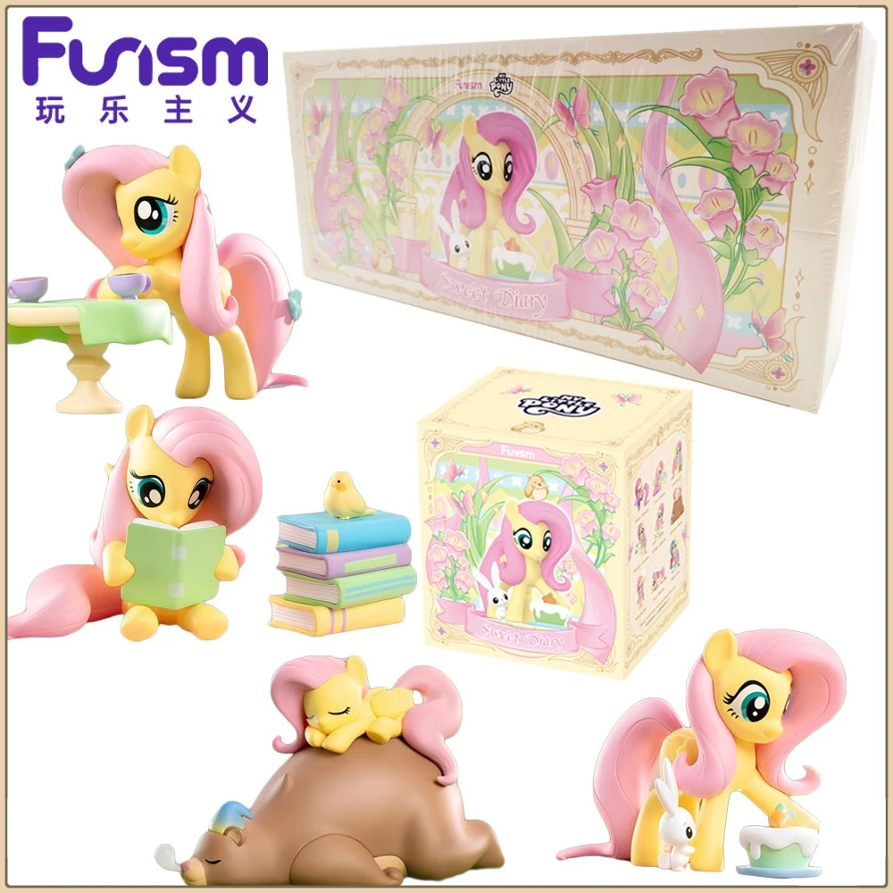 

Original FUNISM My Little Pony Sweet Diary Series Blind Box Collection Figurines Ornament Models Toys Holiday Gifts Hot Sales