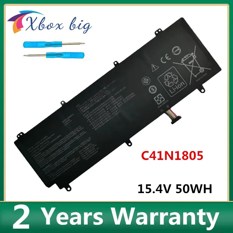 

C41N1805 15.4V 50WH Laptop Battery C41N1805 for Asus ROG ZEPHYRUS S GX531 GAMING GX531GS GX531GX 0B200-03020000