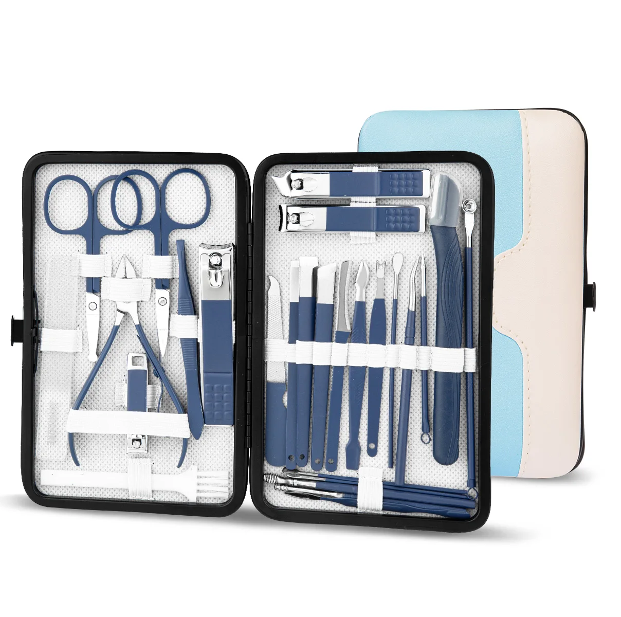 

28pcs Manicure set Men Personal Care Tools Accessories Finger and Toe Nail Clippers Kit Professional Manicure Pedicure Kit