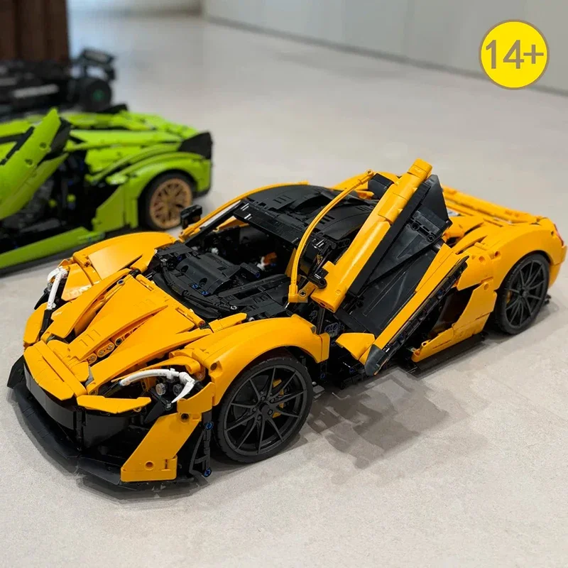 In stock 3893Pcs Technical Building Blocks Compatible McLaren P1 Moc Bricks Model Sports Car Toys for Adult Christma Gift