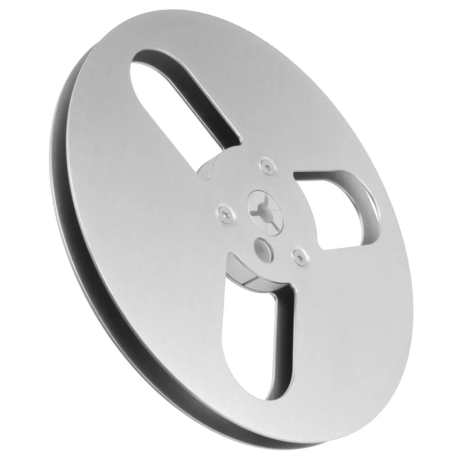 1/4 7-Inch Aluminum Tape Reel - Open Reel with 3 Holes for Sound for recording & Takeup - Wind Resistant