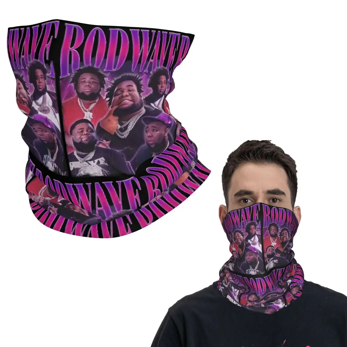 

Бандана с волнистой вудкой, гетры с принтом, маска, шарф, многофункциональная Балаклава, походная, рыбалка, унисекс для взрослых