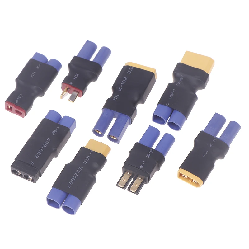 

[JT]1Pc Adapter EC5 To XT60 XT90 T TRX Deans Female Male Connectors Banana Plug RC Lipo Battery Control Parts DIY