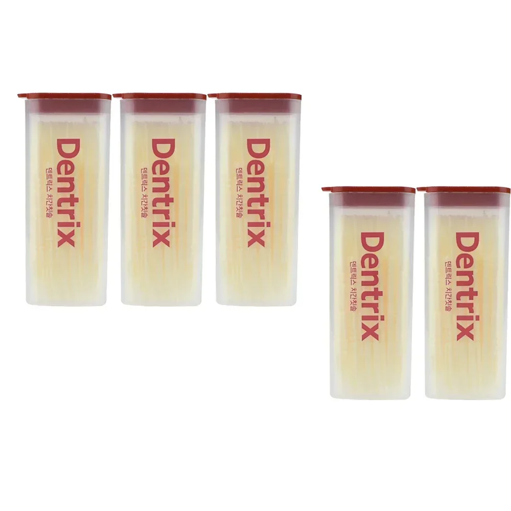 300Pcs/5box Dental Disposable Double Headed Dental Toothpick Oral Care Total Cleaning Teeth Silicone Head Floss Pick Tool