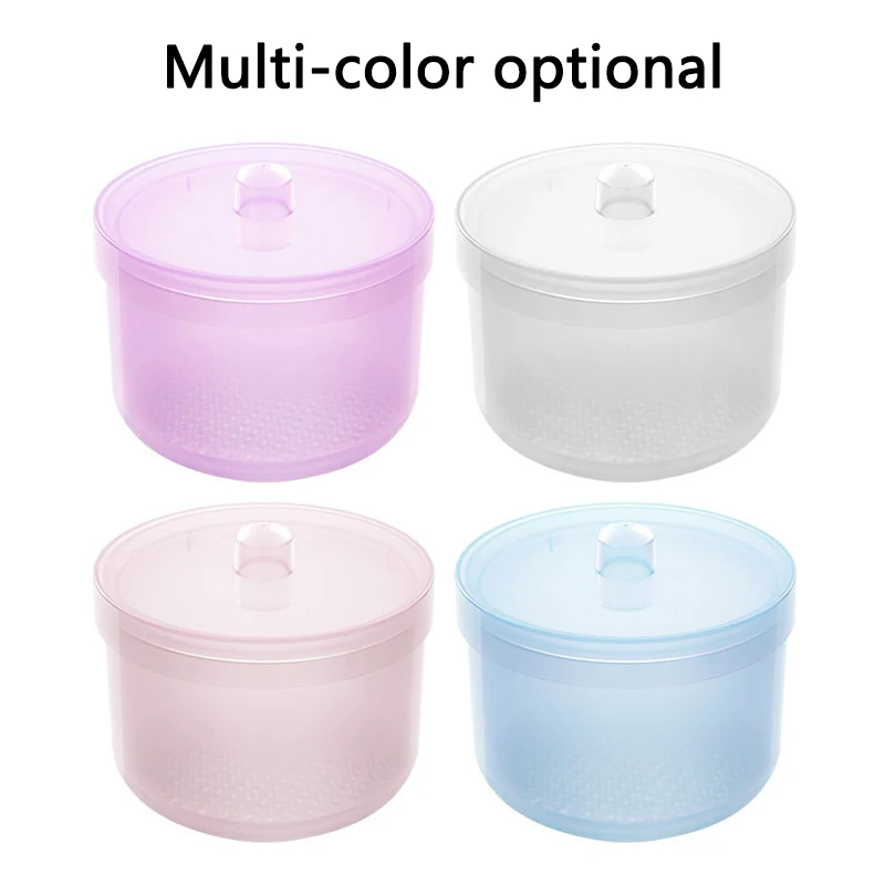 Herramienta para uñas, caja de limpieza desmontable, brocas, cabezal de molienda, cortador, pinzas, accesorios, caja de almacenamiento de desinfección de plástico, 1 ud.