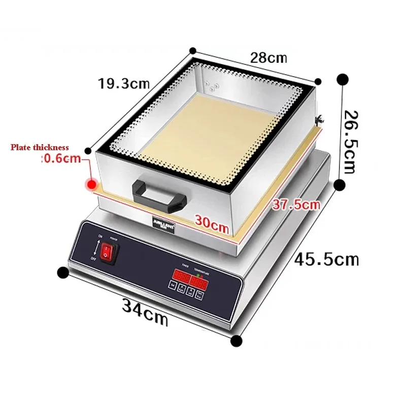 Single Head Souffle Pancake Maker Machine 1500W Fluffy Japanese Souffle Maker Pancake Machine with Lid
