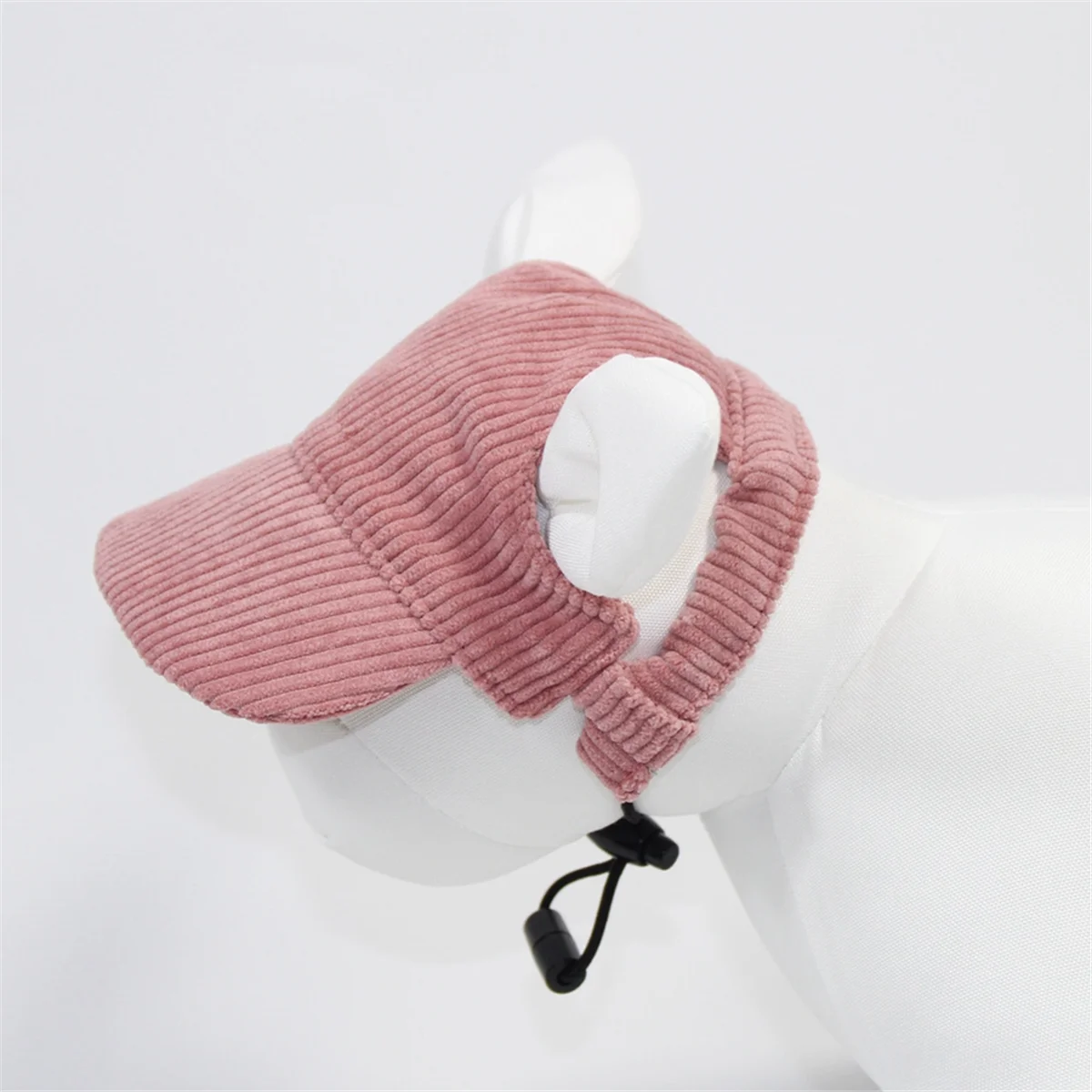 Pink Dog Sun Hat Fashion Casual UV Protection Breathable Ear Holes Adjustable Pet Hat for Outdoor Travel Camping